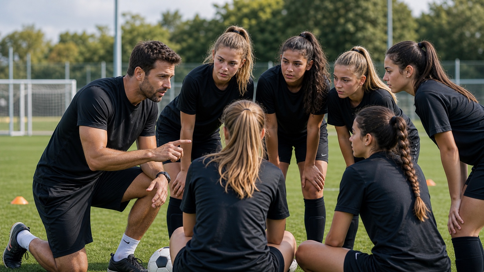 FF17 Team beim fokussierten Training